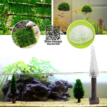 Moss Bed / Ball / Christmas tree for aquarium moss water plants modeling, Aquarium Fish Tank Waterscape Grass Moss design shape