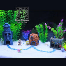 Super 3style Aquarium Decoration Cartoon House for Fish Tank, Pineapple House / Krusty Krab / Octopus' Easter Island Head House