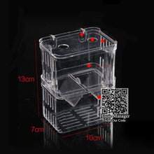 Fish Breeding Box Incubator Breeder Isolation Box Hatchery for Aquarium Fish Tank, 3in1 Hatch Fish+Protecting fish+Saving space