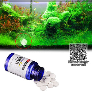 60pcs CO2 Tablet for Waterweed Water Grass Aquarium Plants aquatic leaf float grass, CO2 Carbon dioxide slice diffuser producer