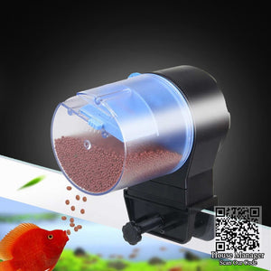 Automatic feeder for fish Shrimp Turtle tank, Control food outlet, Auto Fish Feeder Timer Food Feeding 8/12/24hour Timer Feeding